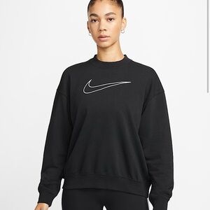 Nike Women's Black Crewneck Sweatshirt